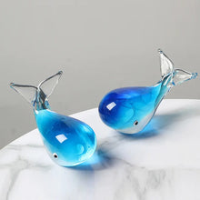 Load image into Gallery viewer, Fascinating Luminous Whale Glass Crafts