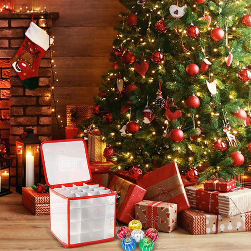 Christmas  Bauble Storage Box with Compartments