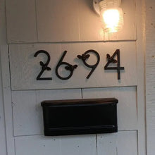 Load image into Gallery viewer, Bee House Number Sign
