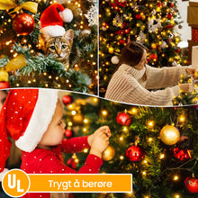 Load image into Gallery viewer, Juletre fossefall lys med ring