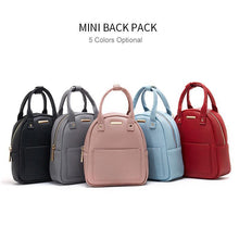Load image into Gallery viewer, Magoloft™ PU Leather Cute Candy Color Mini Backpack