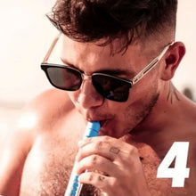 Load image into Gallery viewer, Portable Plastic Drinkware Shot Straw