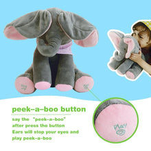 Load image into Gallery viewer, Music plush elephant, Hide-and-seek game Electric toys