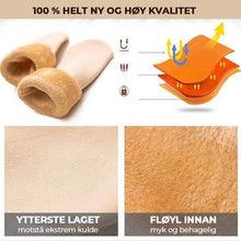 Load image into Gallery viewer, Fortykkende vintermyke fløyelssnøsokker