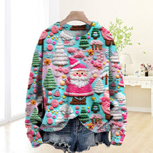Load image into Gallery viewer, Santa Knit Pullover Sweater