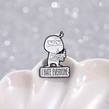 Load image into Gallery viewer, Funny Middle Finger Brooch