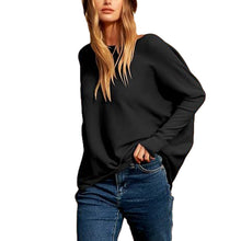 Load image into Gallery viewer, Women&#39;s Irregular Oversized Dolman Sleeve Knitted Pullover