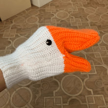 Load image into Gallery viewer, Funny Crochet Goose Mittens