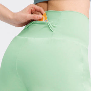 Lommeyoga treningsshorts