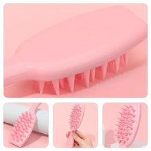 Load image into Gallery viewer, Silicone Scalp Massage Comb With Long Handle