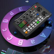 Load image into Gallery viewer, Live Sound Card with DJ Mixer and Voice Changer