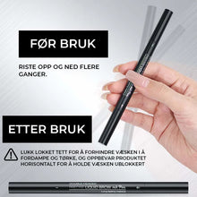 Load image into Gallery viewer, 2-i-1 øyenbrynpenn med to ende og mikrogaffelspiss-applikator og presis børstespiss