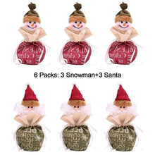 Load image into Gallery viewer, Santa&amp;Snowman Gift Bags