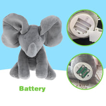 Load image into Gallery viewer, Music plush elephant, Hide-and-seek game Electric toys
