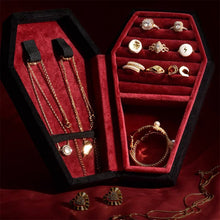 Load image into Gallery viewer, Gothic Coffin Jewelry Storage Box
