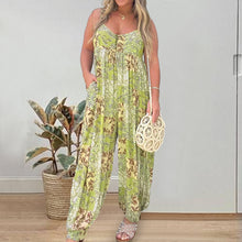 Load image into Gallery viewer, Patchwork Print Loose Jumpsuit