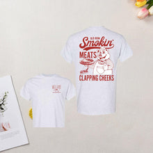 Load image into Gallery viewer, Old Row The Smokin' Meats Graphic 2 Sides T-shirt