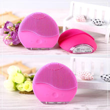 Load image into Gallery viewer, Electric Silicone Facial Cleansing Brush