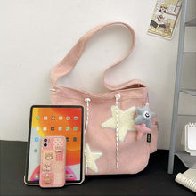 Load image into Gallery viewer, Star Pattern Cute Tote Bag
