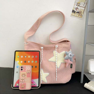 Star Pattern Cute Tote Bag