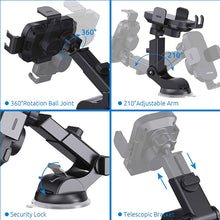 Load image into Gallery viewer, Car mobile phone holder with wireless charger