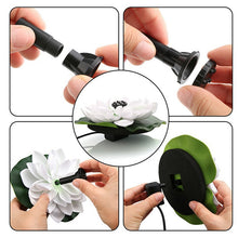 Load image into Gallery viewer, Lotus Shaped Solar Fountain Pond Decorative