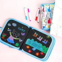 Load image into Gallery viewer, 没货Portable Erasable Doodle Pad Drawing Pad (12 Pens Included)
