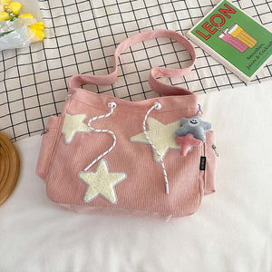 Star Pattern Cute Tote Bag