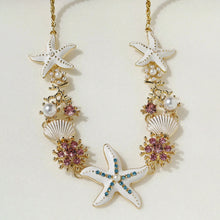 Load image into Gallery viewer, Shell Starfish Pearl Necklace