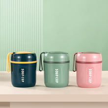 Load image into Gallery viewer, Stainless Steel Thermal Container with Foldable Spoon
