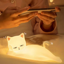 Load image into Gallery viewer, Grumpy Lady Cat Lamp