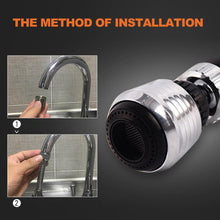 Load image into Gallery viewer, Stainless Steel Flexible Faucet Extension Sprayer