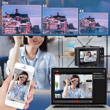 Load image into Gallery viewer, 64 million pixel high-definition flip-screen digital camera