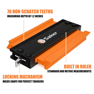 Contour Gauge Profile Tool -Precisely Copy Irregular Shape Duplicator