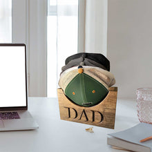 Load image into Gallery viewer, Dad Wooden Hat Holder