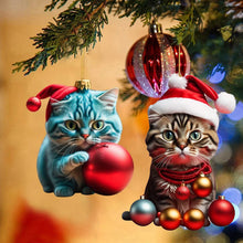 Load image into Gallery viewer, Cute Cat Christmas Decoration