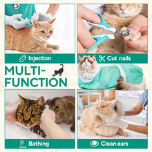 Load image into Gallery viewer, Multi-Functional Cat Grooming &amp; Bathing Mesh Bag