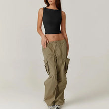 Load image into Gallery viewer, Sexy ermeløs crop-topp for kvinner