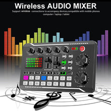 Load image into Gallery viewer, Live Sound Card with DJ Mixer and Voice Changer