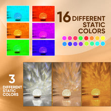 Load image into Gallery viewer, Water Wave Dynamic Projection Atmosphere Lamp