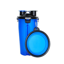 Load image into Gallery viewer, Magoloft™ 2-in-1 Pet Travel Water &amp; Food Bottle with Foldable Bowl