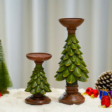 Load image into Gallery viewer, Retro Christmas Tree Candlestick Ornaments
