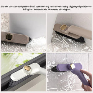 Multifunksjonell roterende rengjøringsbørste for ledd