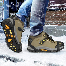 Load image into Gallery viewer, 10 teeth crampons, non-slip shoe cover, 1 pair