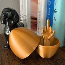 Load image into Gallery viewer, Funny 3D Printed Middle Finger Egg