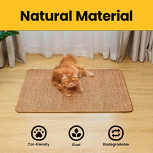 Load image into Gallery viewer, Natural Sisal Cat Scratcher Mat
