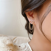 Load image into Gallery viewer, Love Tassel Earrings