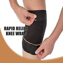 Load image into Gallery viewer, Rapid Relief Knee Wrap, Black