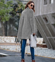 Load image into Gallery viewer, Long Sleeve Faux Fur Cardigan