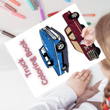 Load image into Gallery viewer, Trucks Coloring Book